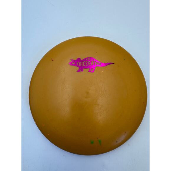 Dino Discs Disc Golf Triceratops Stamp Putter Disc Brown - Picture 1 of 2